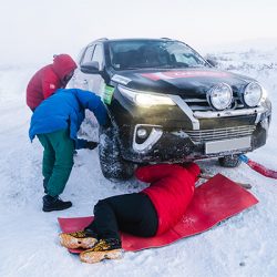ремонт авто на морозе зимой